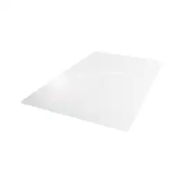 Floortex - Vinyl Rectangular Chair Mat for Hard Floor - 45" x 52" - Clear