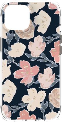 Karma by Body Glove Blush with MagSafe Case - iPhone 14/13 - Navy Floral
