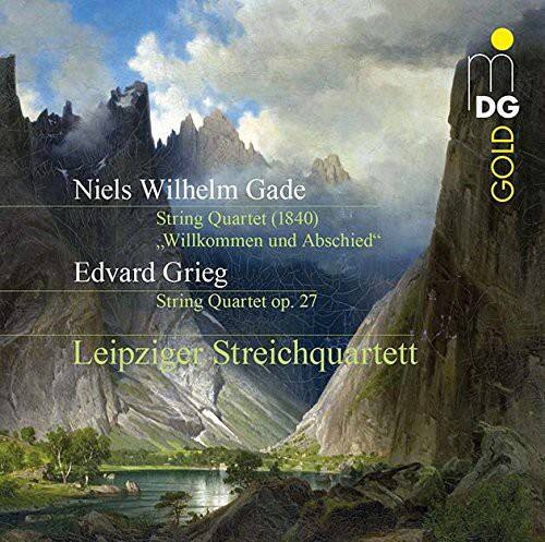 Gade / Grieg / Leipzig String Quartet - Willkommen Und Abschied / String Quartet Op.27   - COMPACT DISCS [CD]