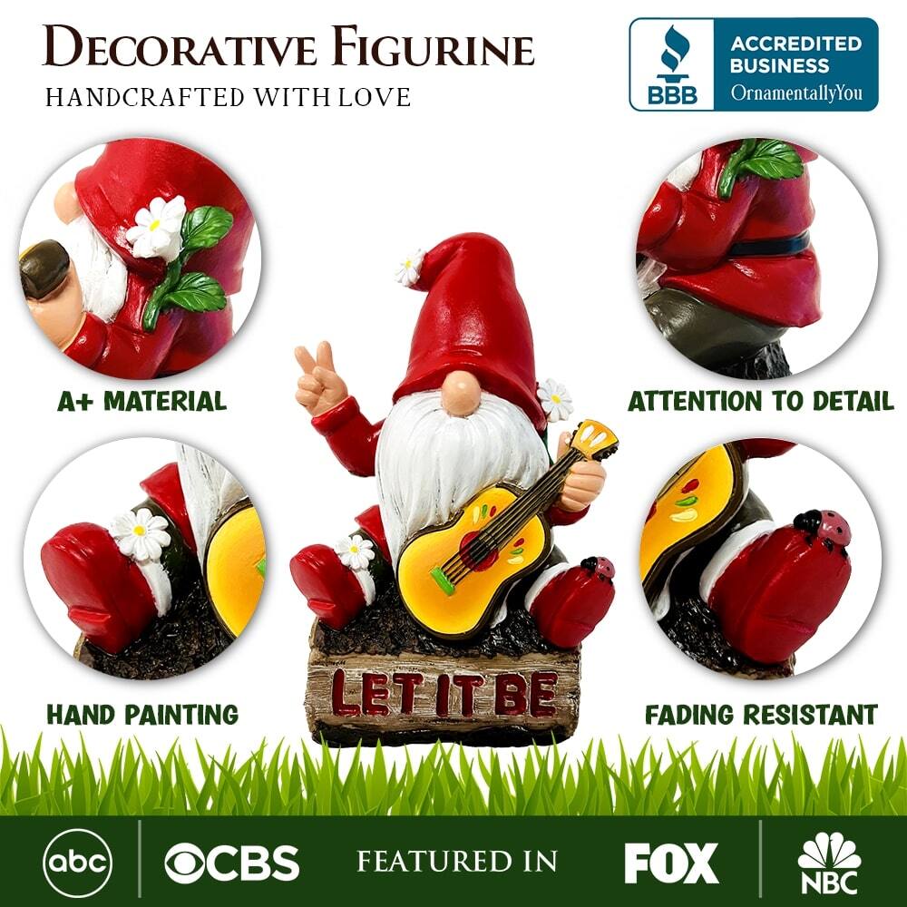 **DECORATIVE FIGURINE**  
HANDCRAFTED WITH LOVE

- A+ MATERIAL
- HAND PAINTING
- ATTENTION TO DETAIL
- FADING RESISTANT

LET IT BE

ACCREDITED BUSINESS  
OrnamentallyYou

FEATURED IN  
abc | CBS | FOX | NBC