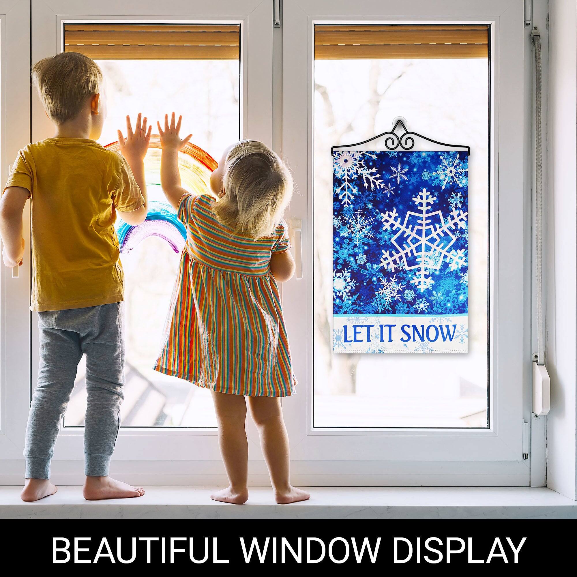 LET IT SNOW  
BEAUTIFUL WINDOW DISPLAY