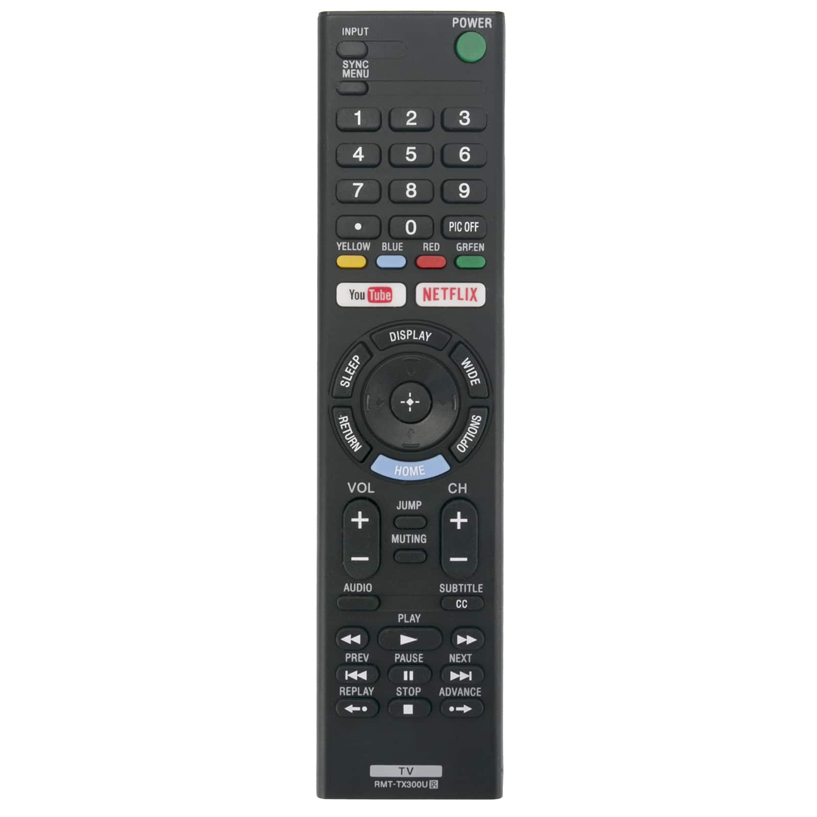 ALLIMITY - Replacement Remote Control RMT-TX300U, Fit for Sony Television KD-49X700E KD-55X700E KD-65X730F KD-50X690E KD-43X720E - Black price history on PriceWatchPro