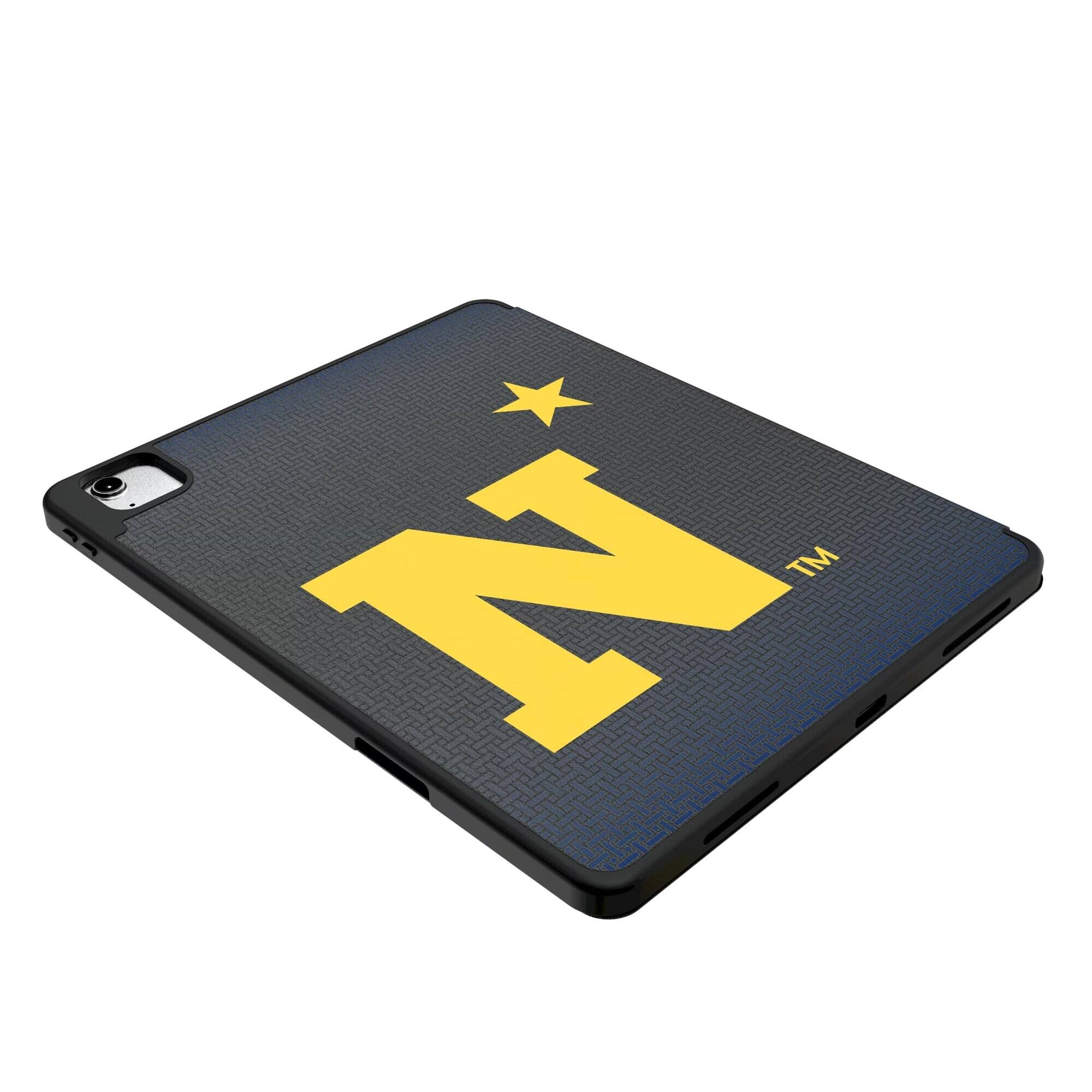 Alt View 2. Keyscaper - Navy Midshipmen iPad Case - 13in Air M2 - Black.
