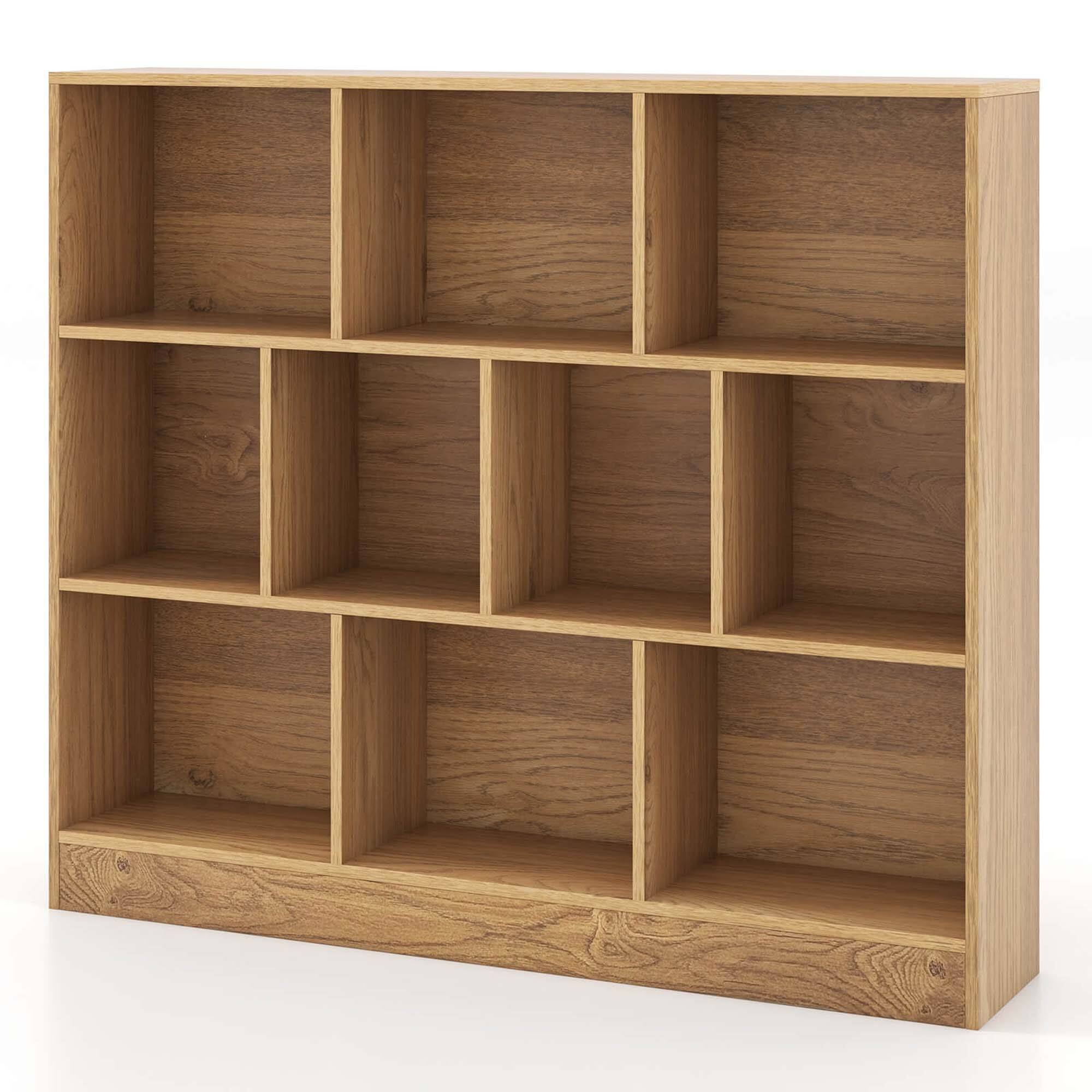 PASTIMEFACTORY×WHATWEWANT/SOLIDWOODSHELF Costway 10 Cube Bookcase for Kids 41