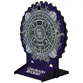 Fan Creations - Colorado Rockies Aztec Circle Desk Calendar - Multicolor