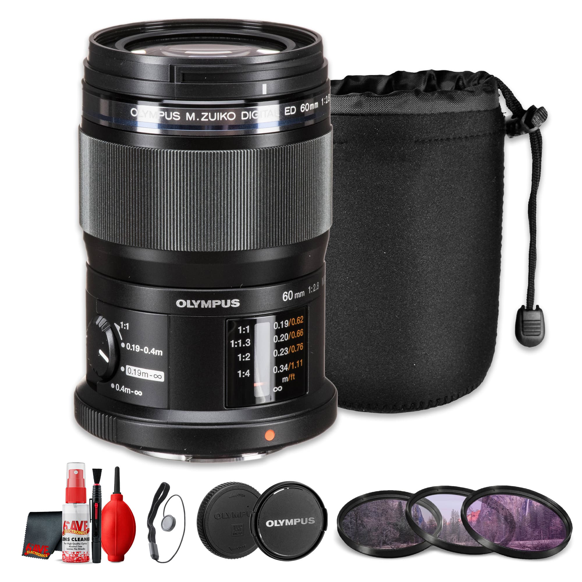OM System - Olympus M.Zuiko Digital ED 60mm f/2.8 Macro Lens for Micro Four Thirds(Bundle) - Black price history on PriceWatchPro