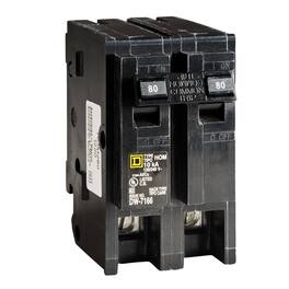 Square D - HomeLine 80 amps Plug In 2-Pole Circuit Breaker