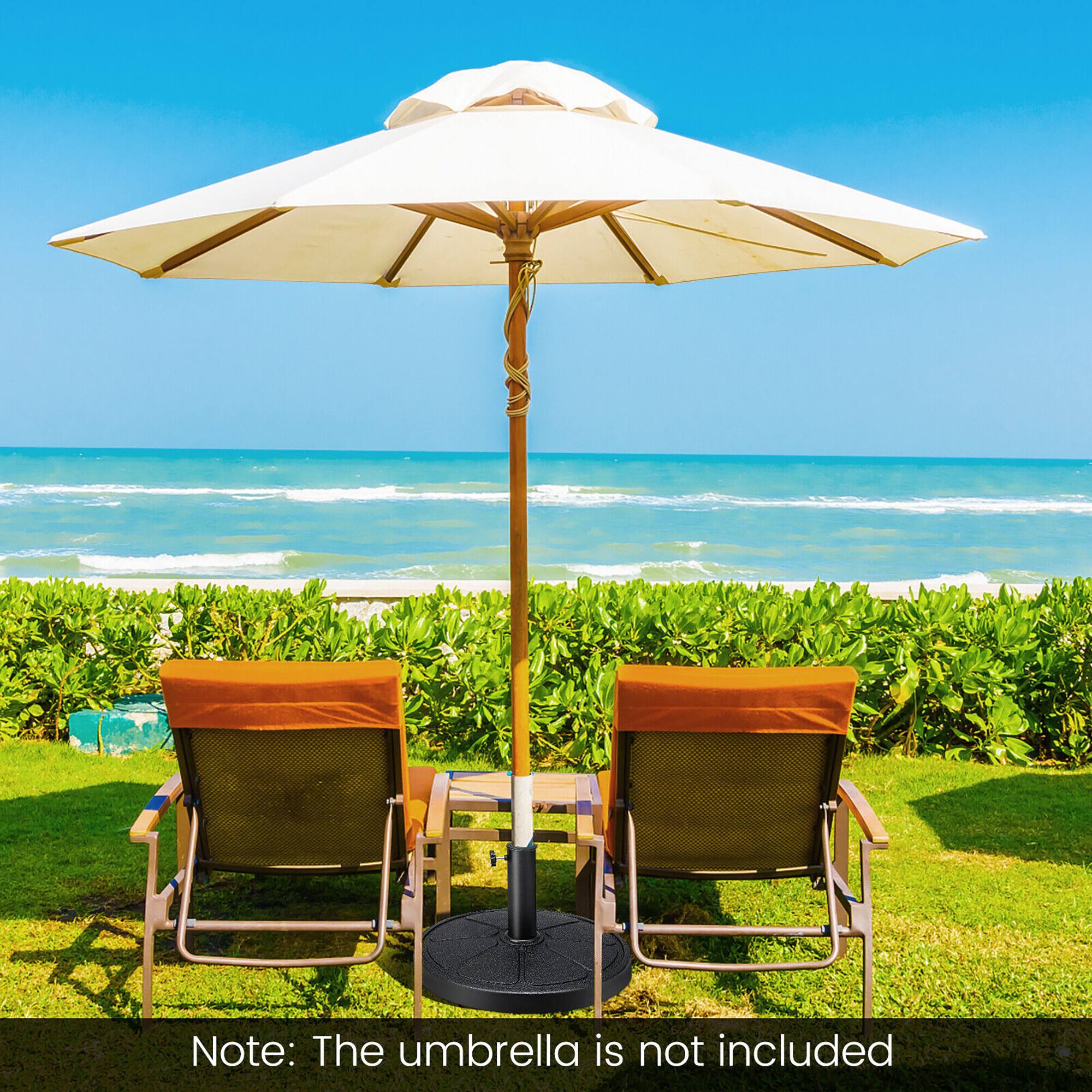 Note: The umbrella is not included