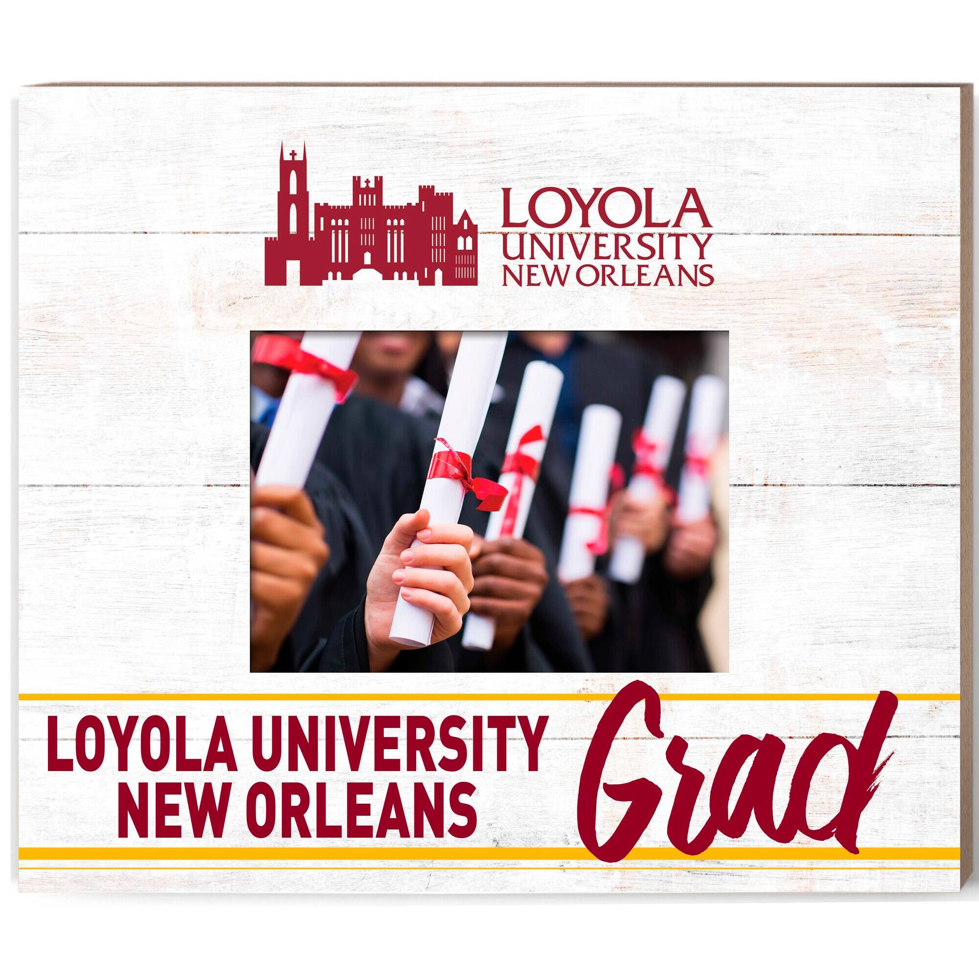 Loyola New Orleans Wolf Pack 13.5" x 11.5" Grad Frame