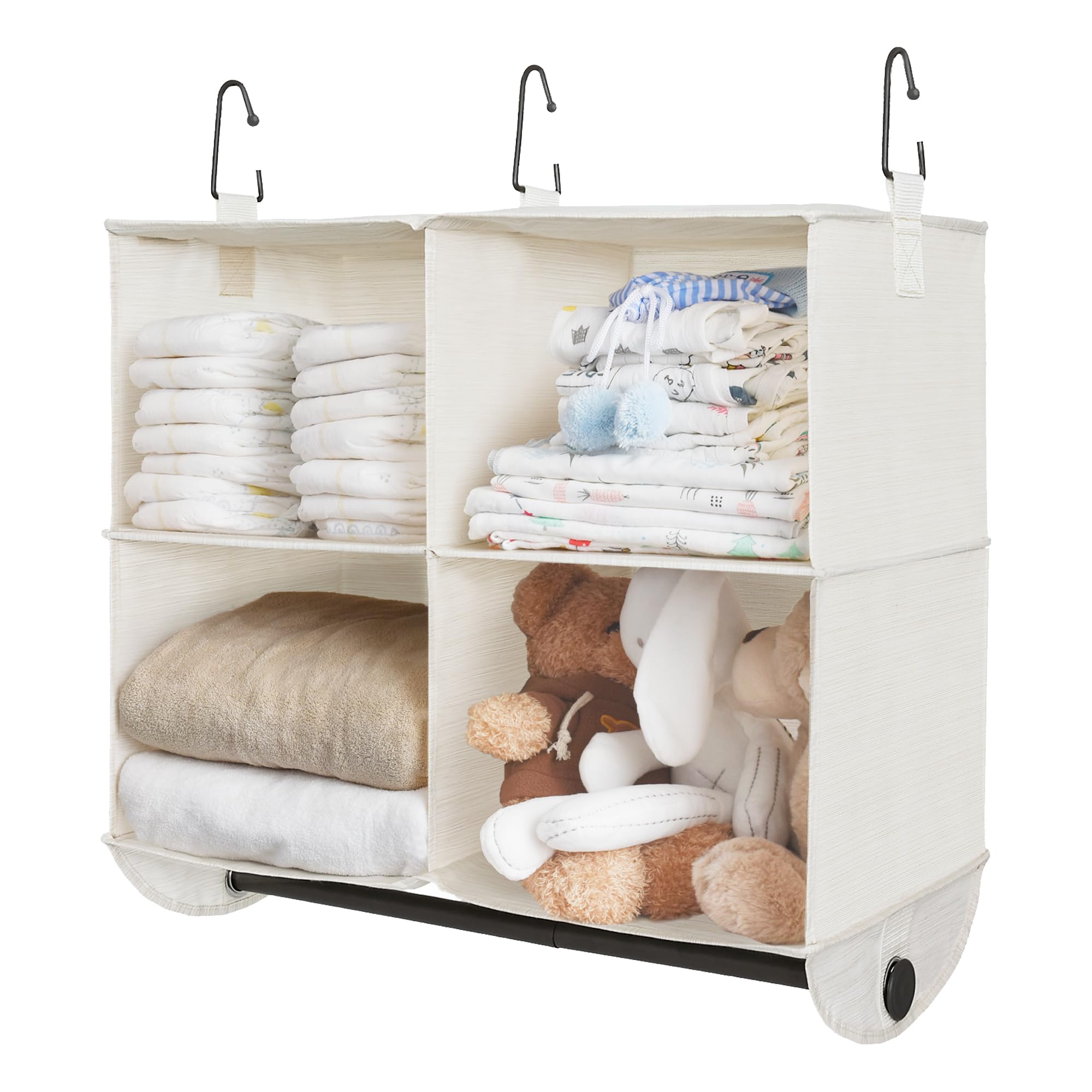 Ivory & White 4-Section