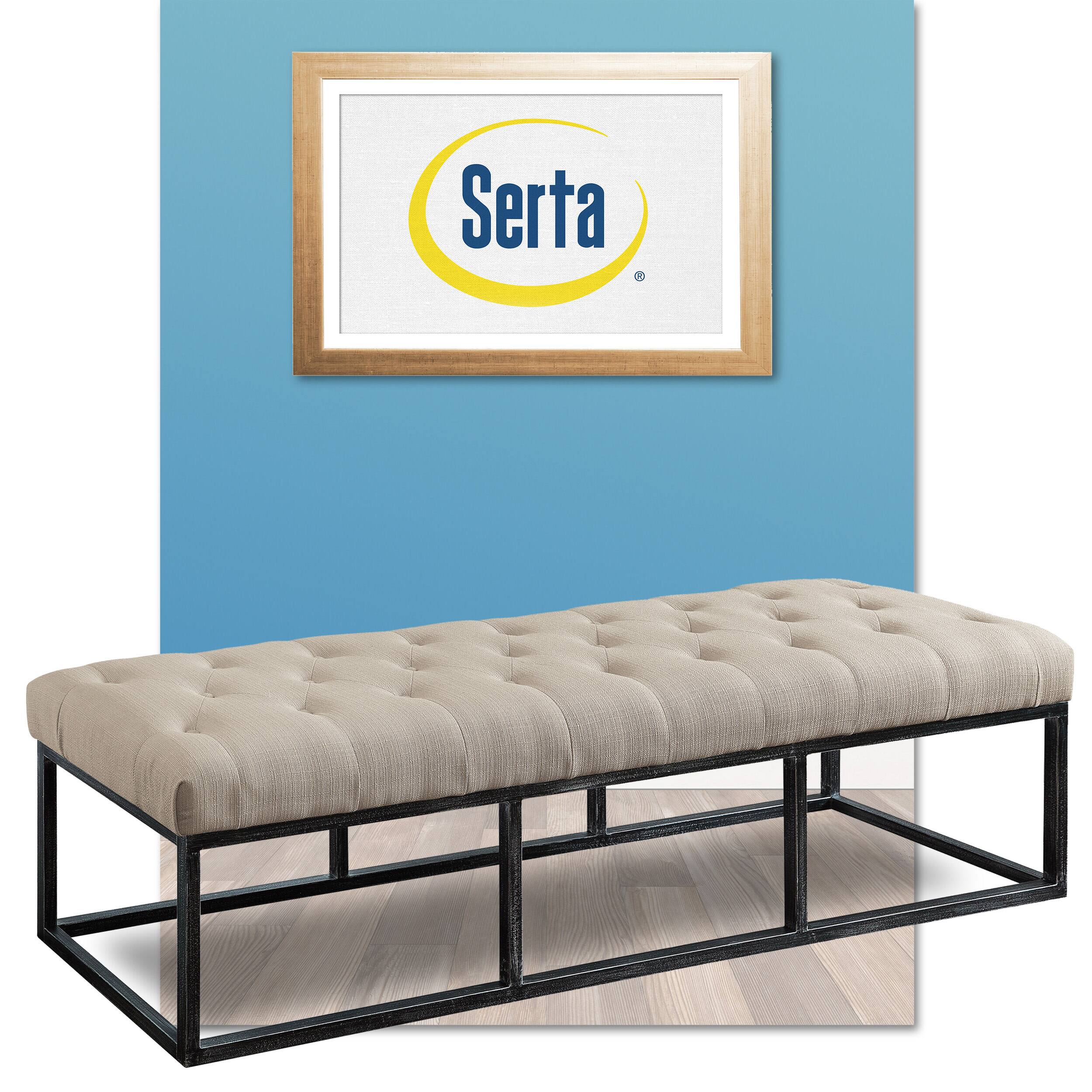 Alt View 11. Finch - Danes Long Tufted  Bench - Ivory.