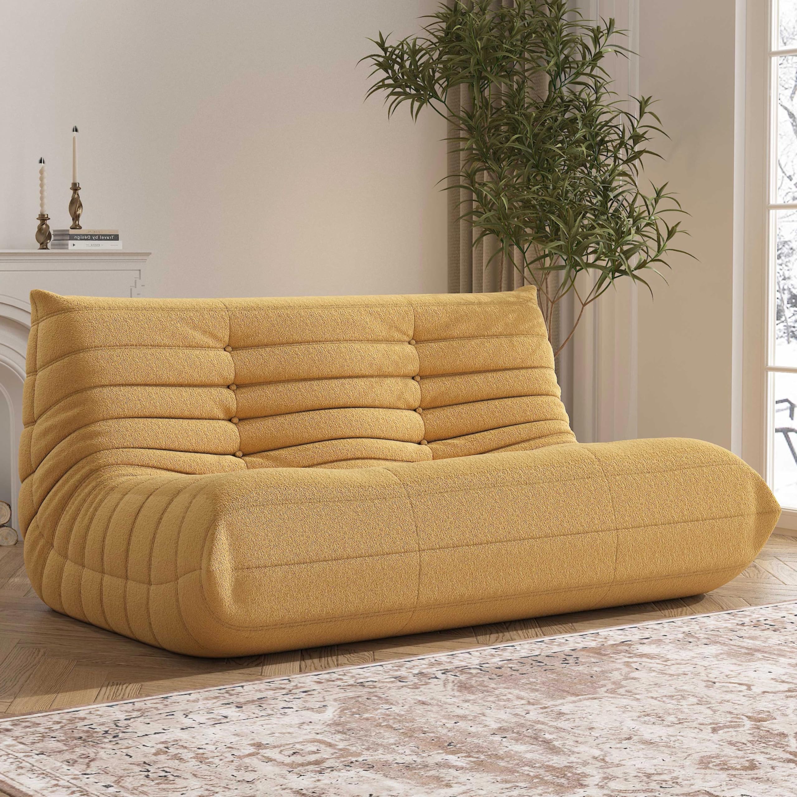 Yellow Loveseat