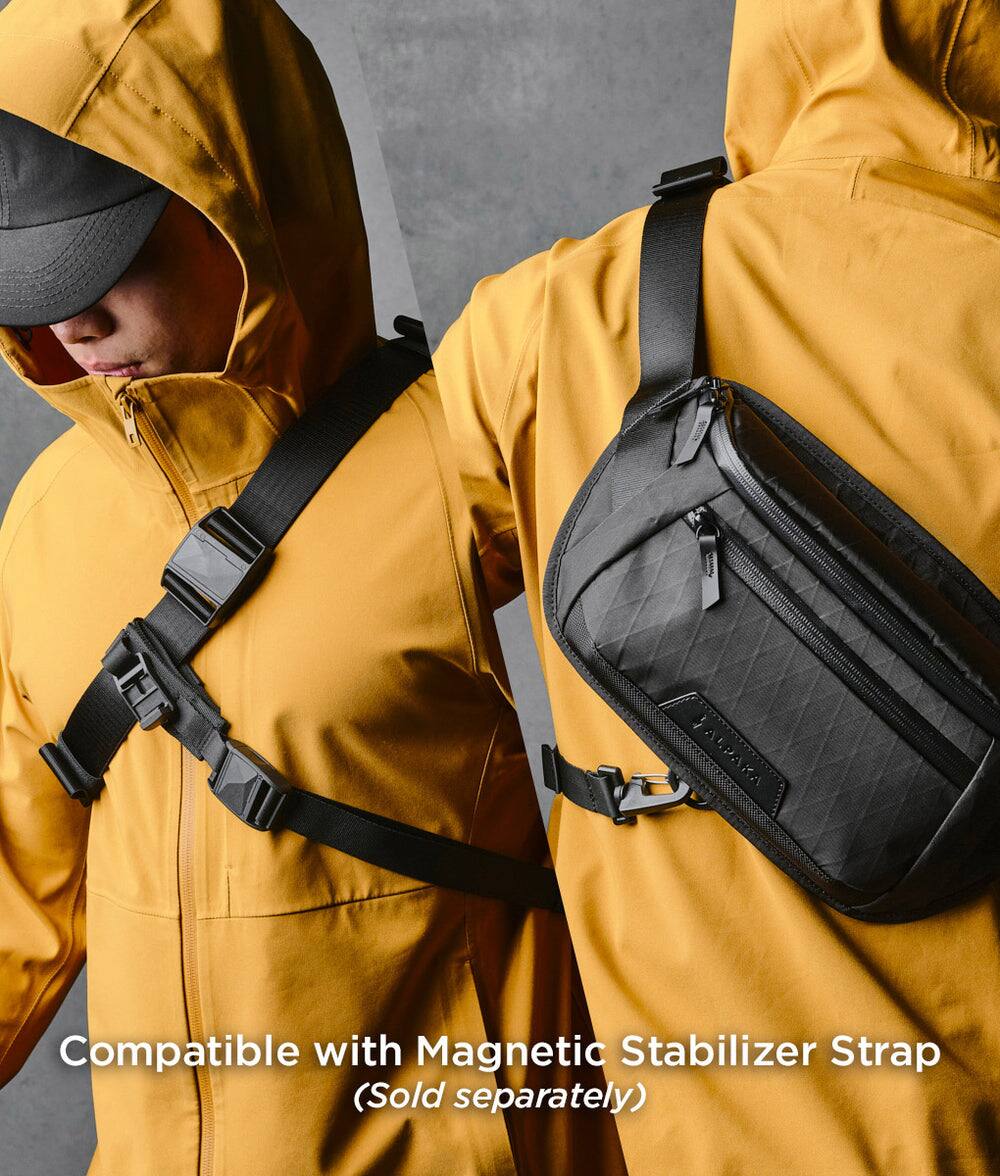 Compatible with Magnetic Stabilizer Strap (Sold separately)