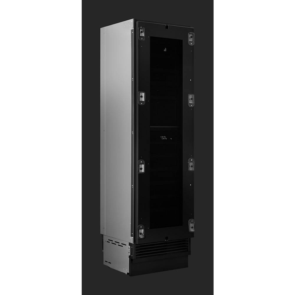 Angle. JennAir - 63-Bottle Right Swing Built-In Wine Column Refrigerator - Panel Ready.