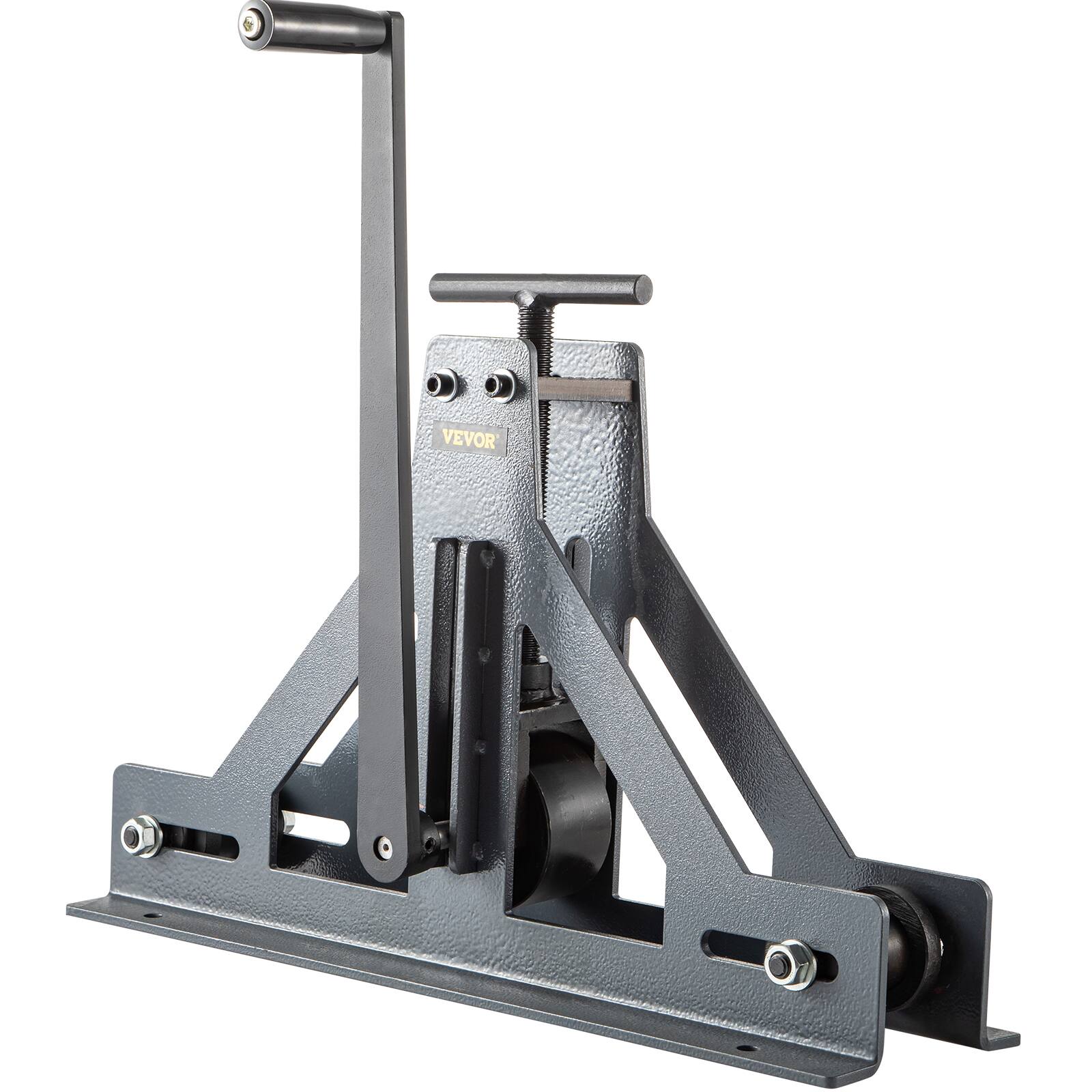Alt View 5. VEVOR - 1-1/2\" Tubing Rolling Bender Manual Square & Rectangular Tube Bender 14 Gauge Roller Tubing Roller Flat Bar Bender - Blue.