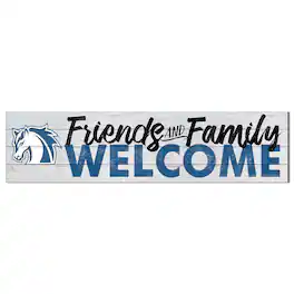 Jardine - Hood College Blazers 10" x 40" Friends & Family Welcome Sign - White