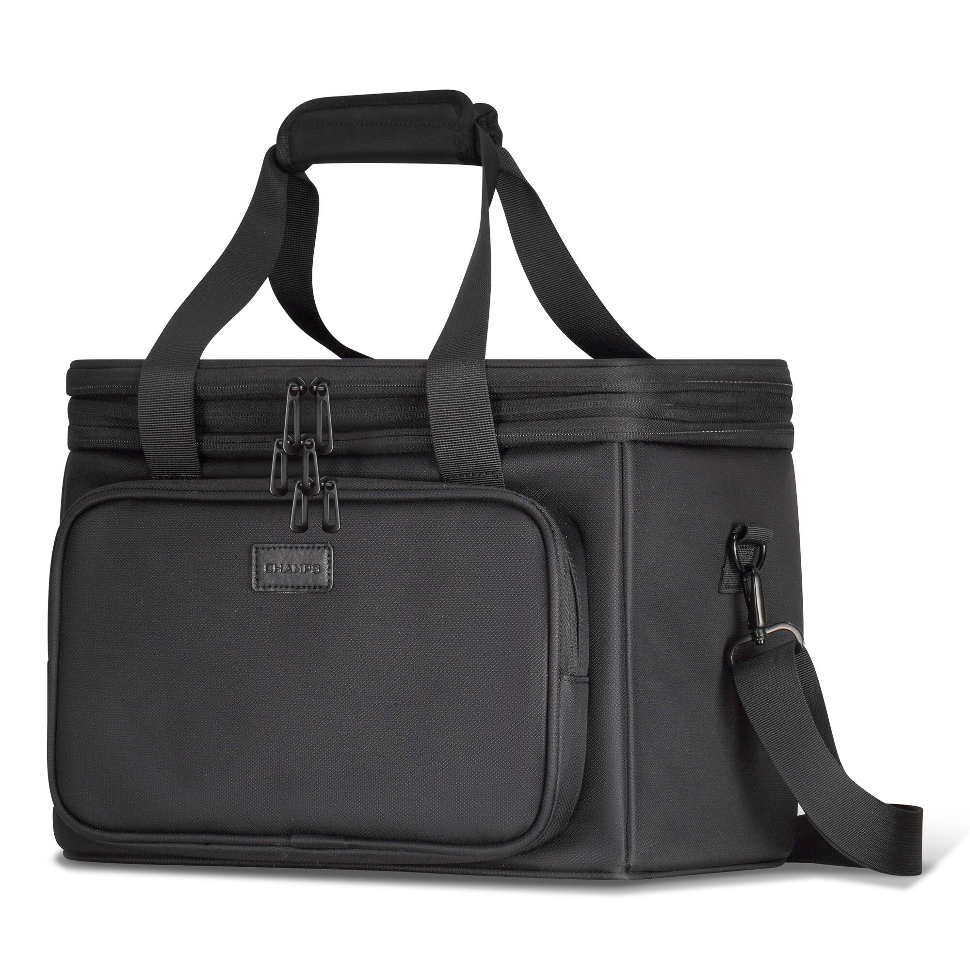 Angle. Champs - Onyx Collection Cooler Bag - Black.