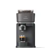 Philips - Baristina Automatic Espresso Machine - Black - Front_Zoom