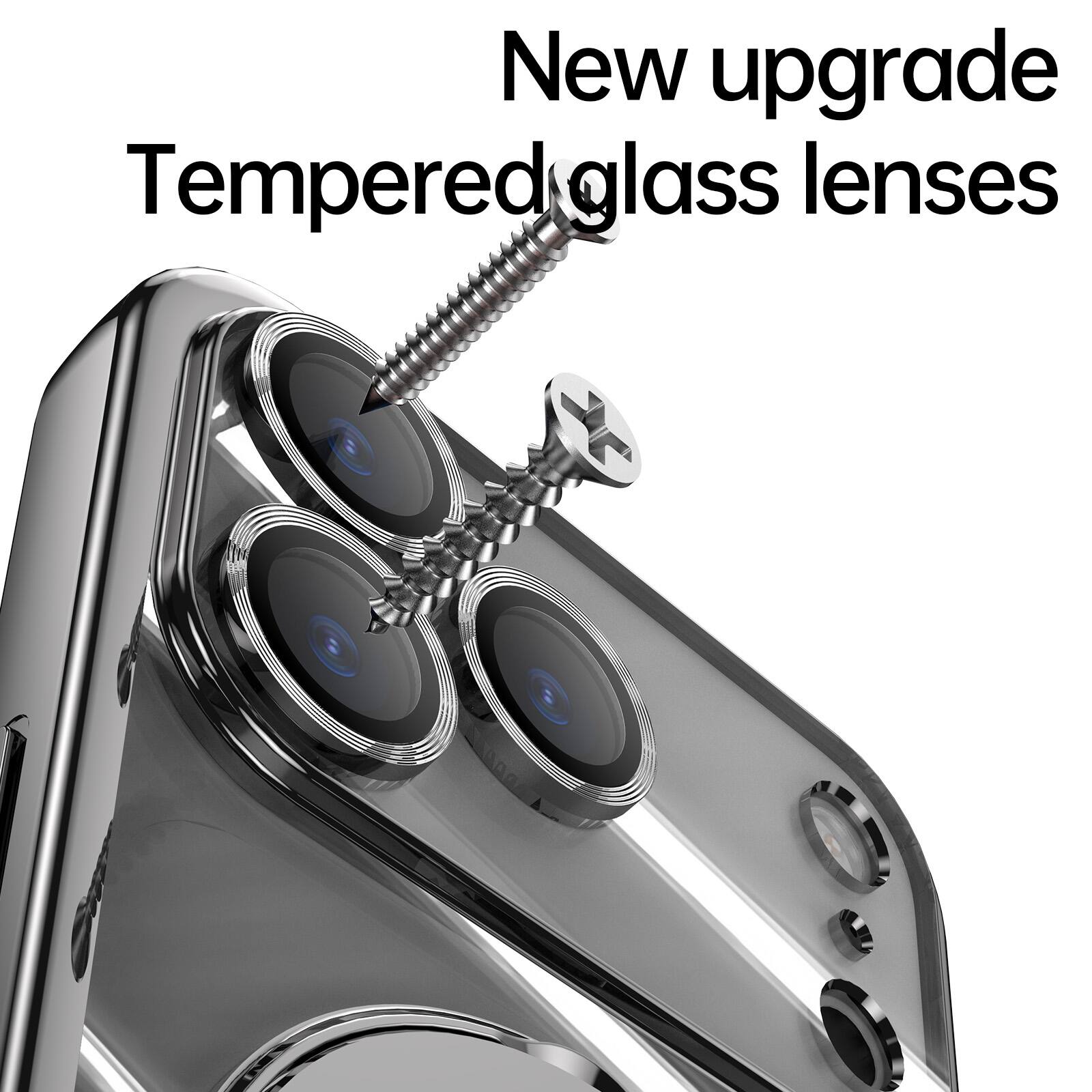 New upgrade  
Tempered glass lenses