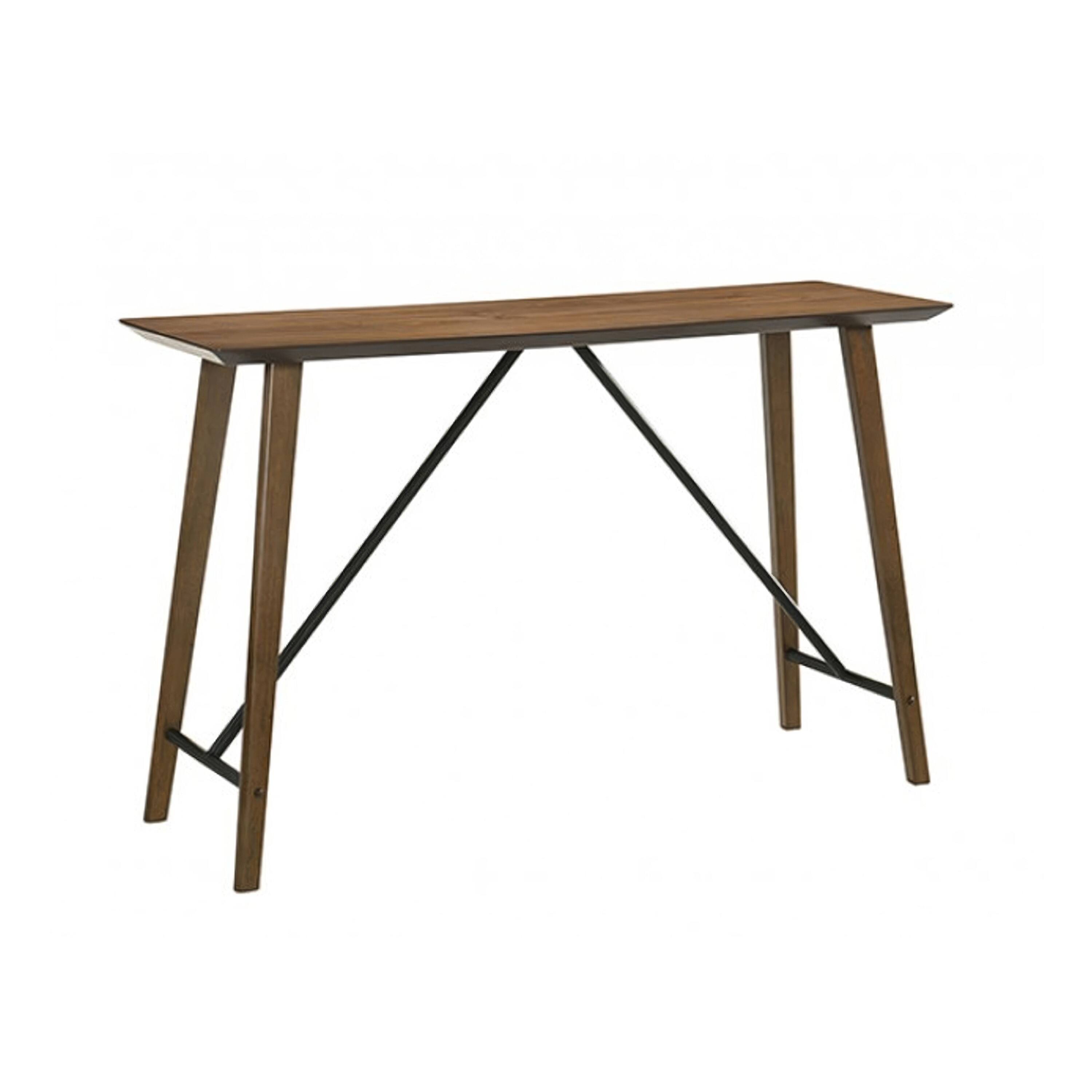 Manhattan Lane Amal Counter Height Table, Trestle Base w Cross Bar ...