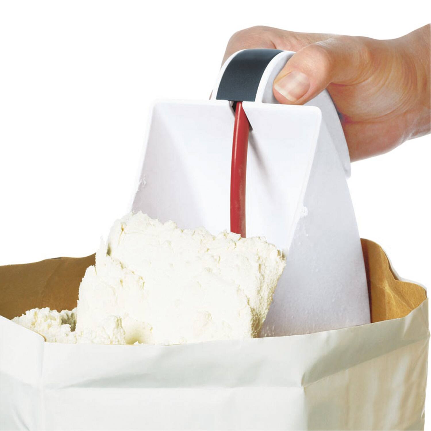 Alt View 2. Cuisipro - Scoop And Sift One Handed Flour Sugar Sifter - White.