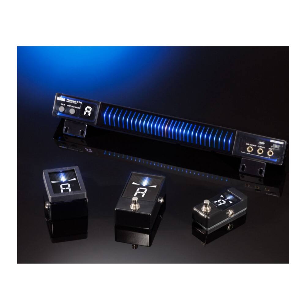 Angle. Korg - Korg PBX Pitchblack X Mini Ultra Buffer Pedal Tuner.
