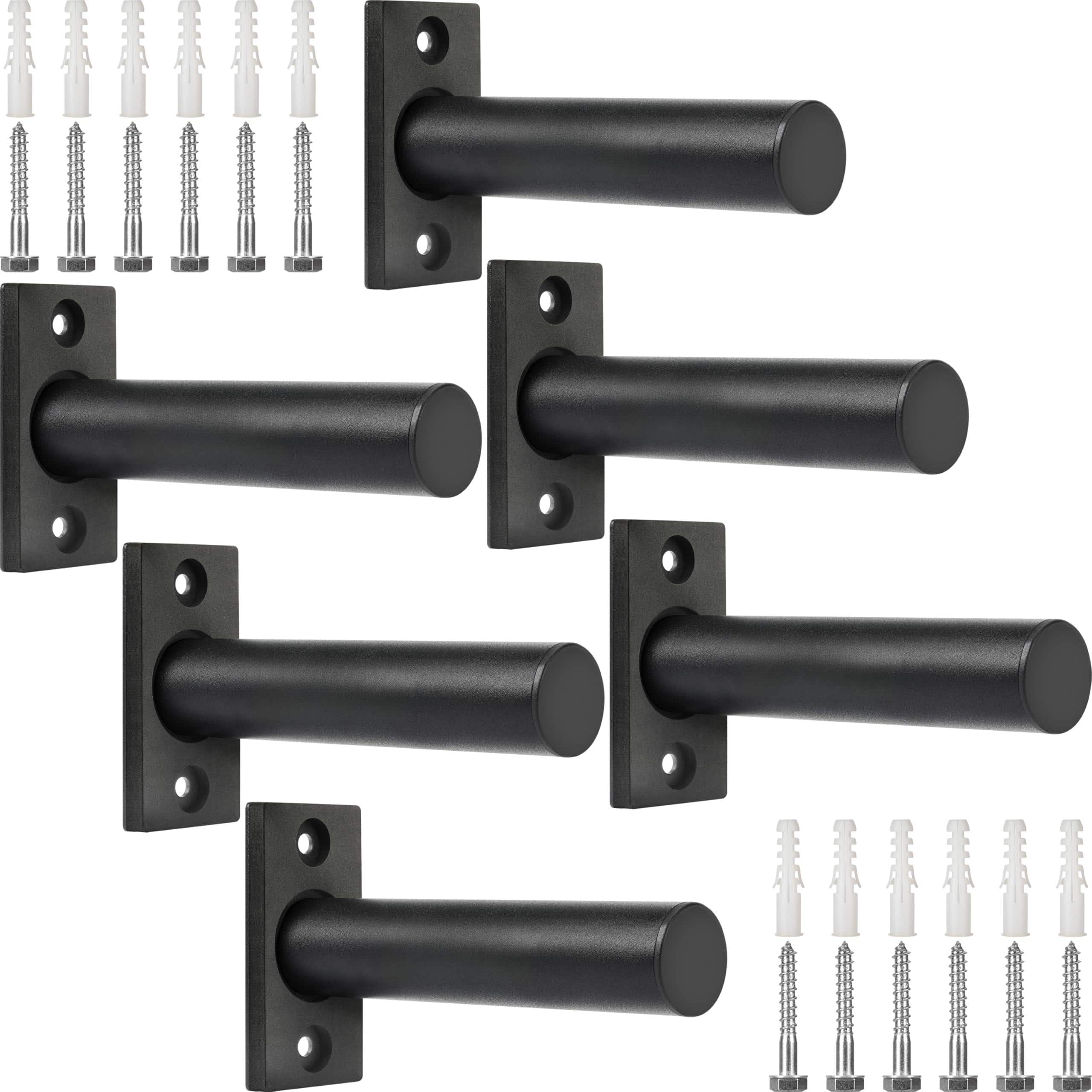 Dazzling Pops - Weight Plate Holder, Wall Mounted Weight Rack Storage for Weight Plates, Home Gym Organizer - 2-inch-6 PACK