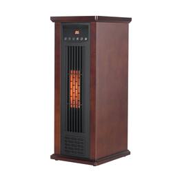 Chery Life - 1500W Electric Infrared Space Heater with Remote Control 12H Timer for Large Room Basement