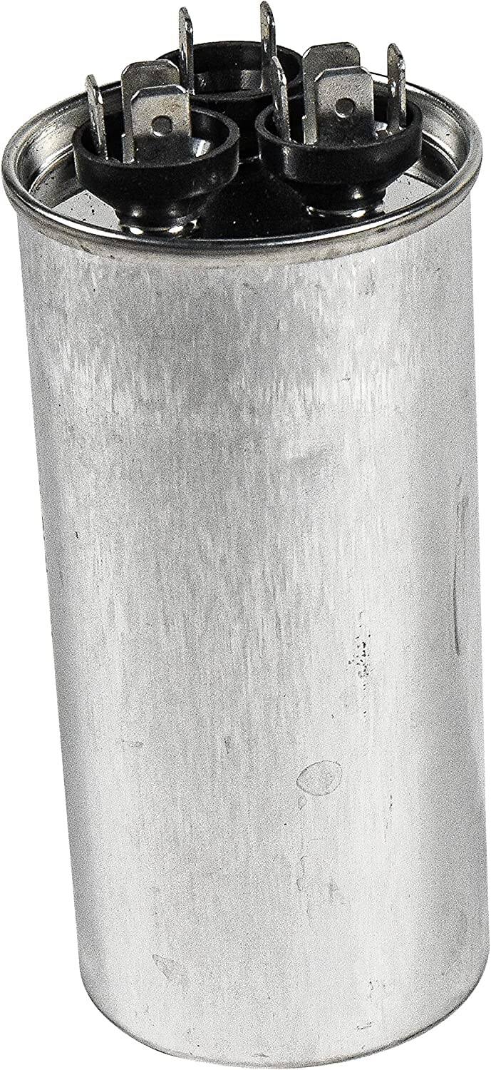 Alt View 1. HQRP - 30 + 5 uF Dual Run Capacitor, 370-440 V AC CBB65, replacement HVAC blower compressor furnace motor.