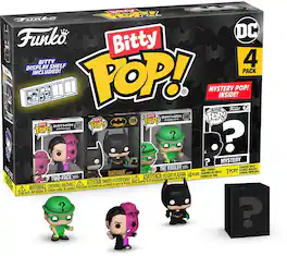 Funko - Bitty POP!: DC Batman - Two Face 4-Pack, 85th Anniversary - Collectibles - Multicolor