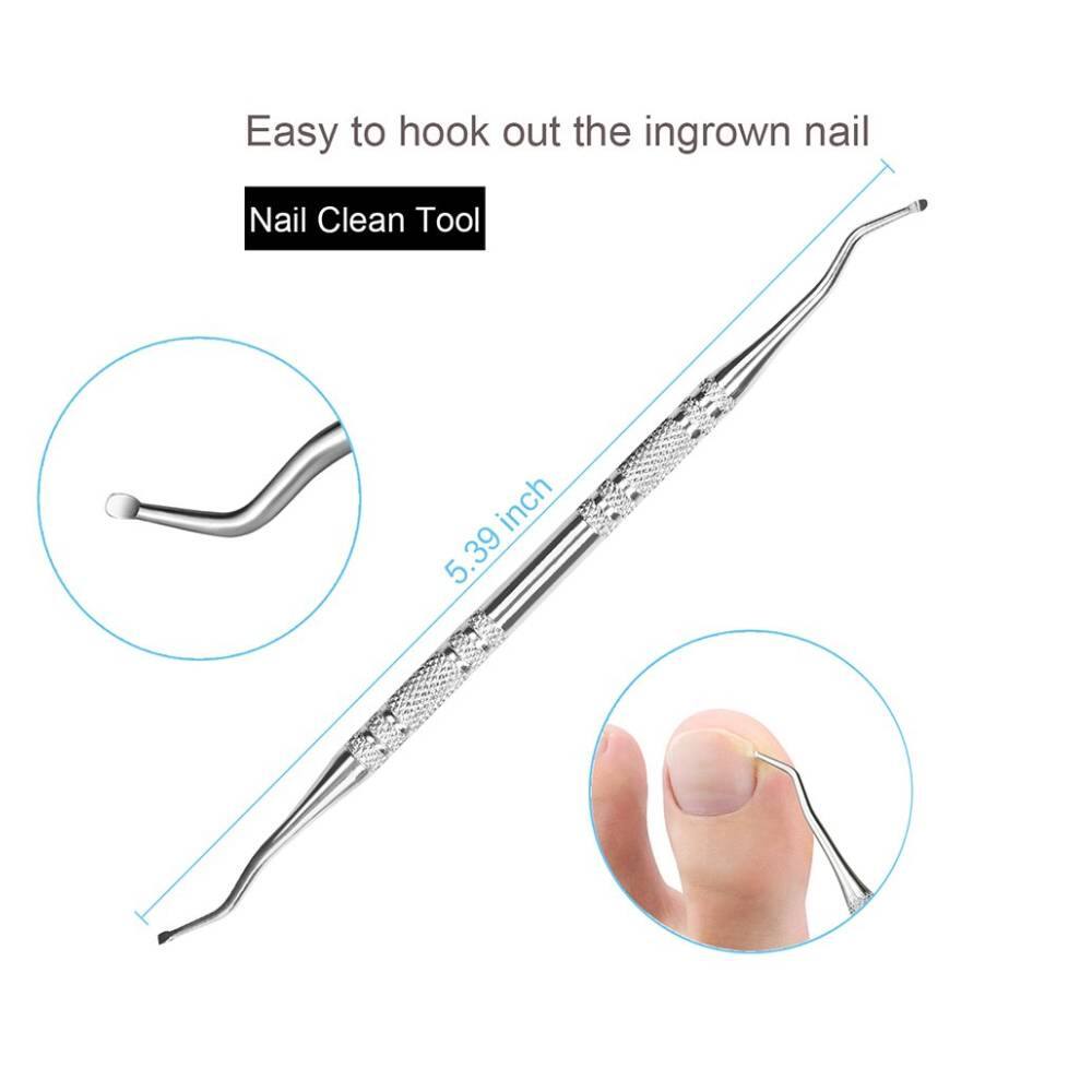 Easy to hook out the ingrown nail

Nail Clean Tool

5.39 inch