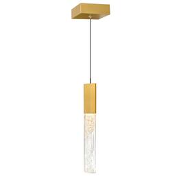 CWI Lighting - Greta Integrated LED Mini Pendant - Brass