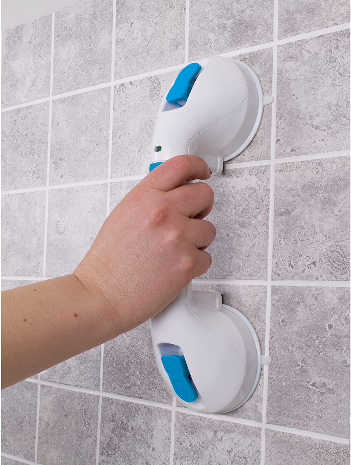 Alt View 15. Carex - Ultra Grip Bathroom Grab Bar - White.