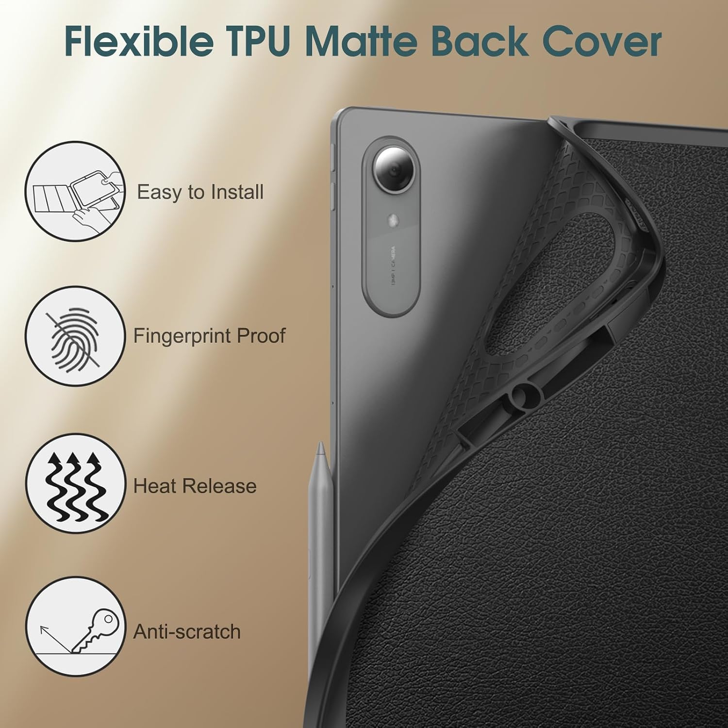 Flexible TPU Matte Back Cover

- Easy to Install
- Fingerprint Proof
- Heat Release
- Anti-scratch