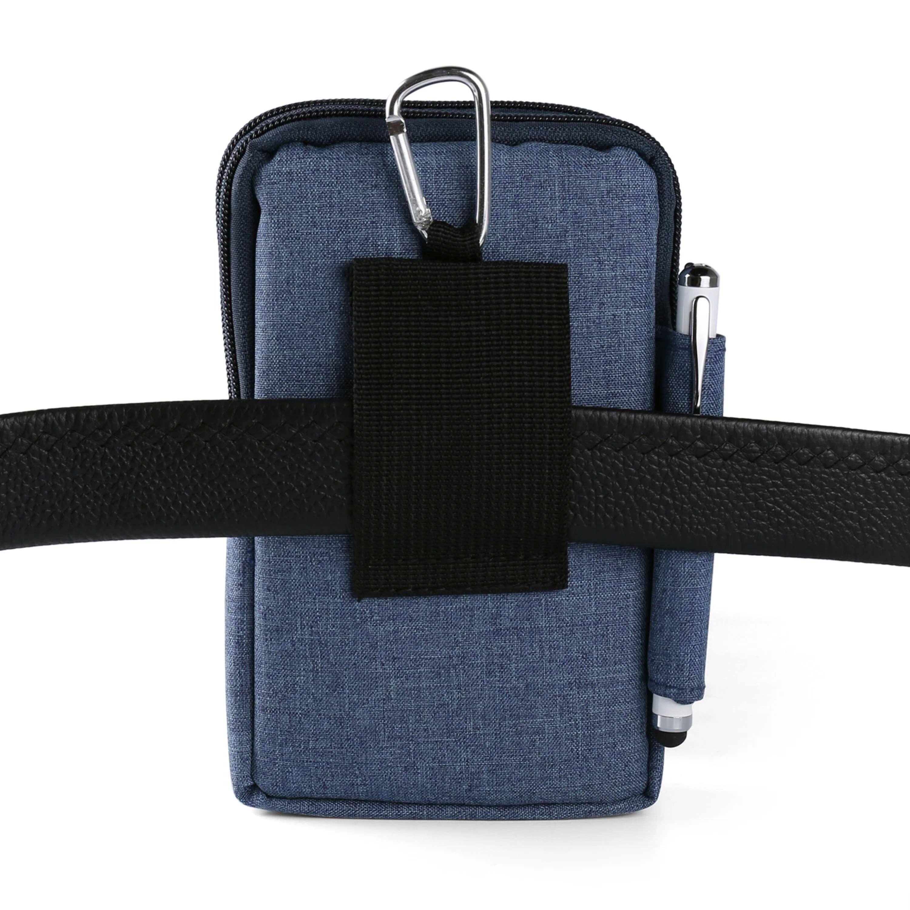 Alt View 1. Kitcheniva - Universal Cell Phone Pouch Wallet Belt Clip Holster Case Blue - Blue.