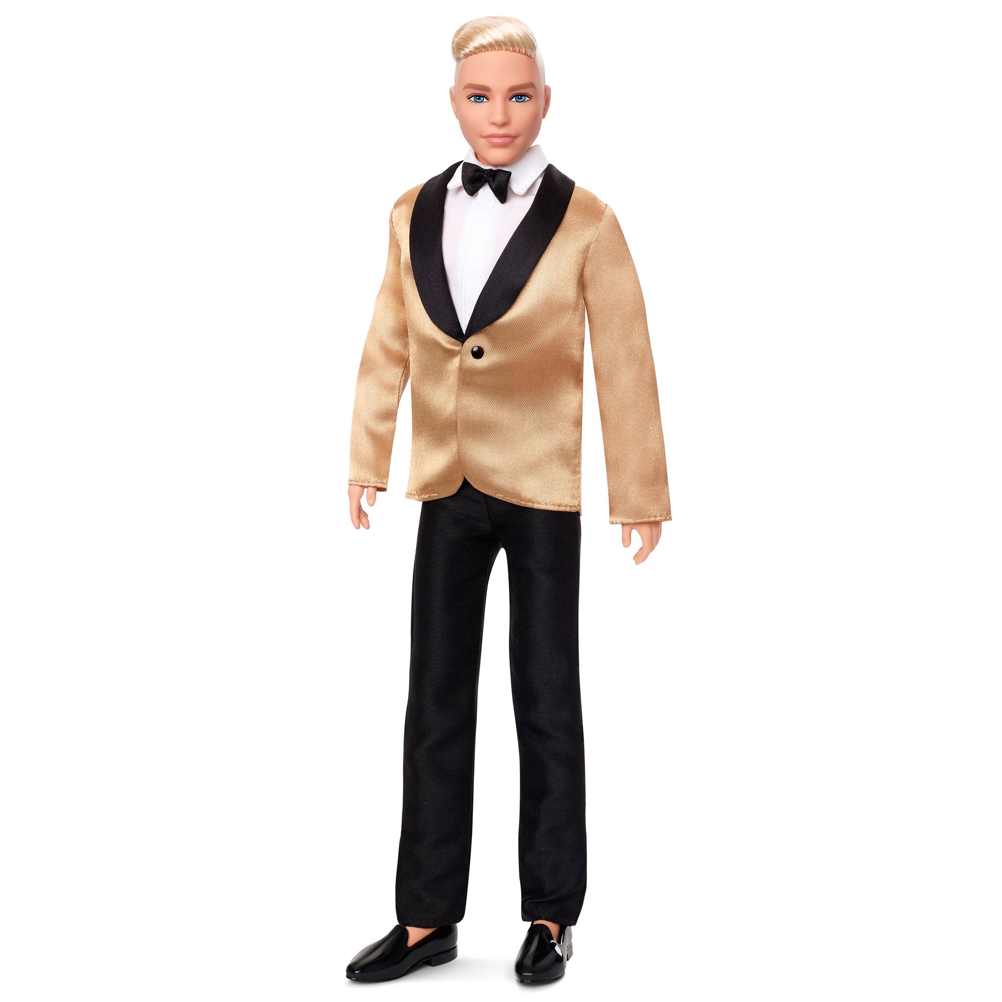 Angle. Barbie - 2025 Signature Ken Holiday Doll.