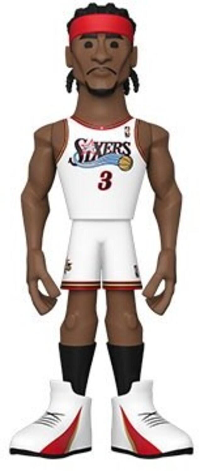 Front. Funko - FUNKO GOLD 12 NBA LG: 76ers - Allen Iverson (Styles May Vary) - Collectibles - Multicolor.