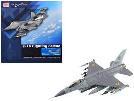 Hobby Master - Lockheed F-16AM Fighting Falcon "UA24-3596 Pylon Integrated Dispenser System Plus" 2024 Ukrainian Air Force 1/72 - Grey, Blue