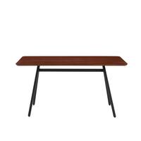 Walker Edison - Modern Dining Table - Dark Walnut - Front_Zoom