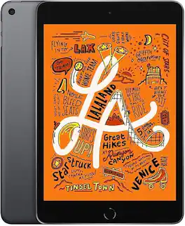 Apple - Refurbished Excellent - 7.9-Inch iPad Mini (5th Generation) (2019) Wi-Fi + Cellular - 256GB - Space Gray