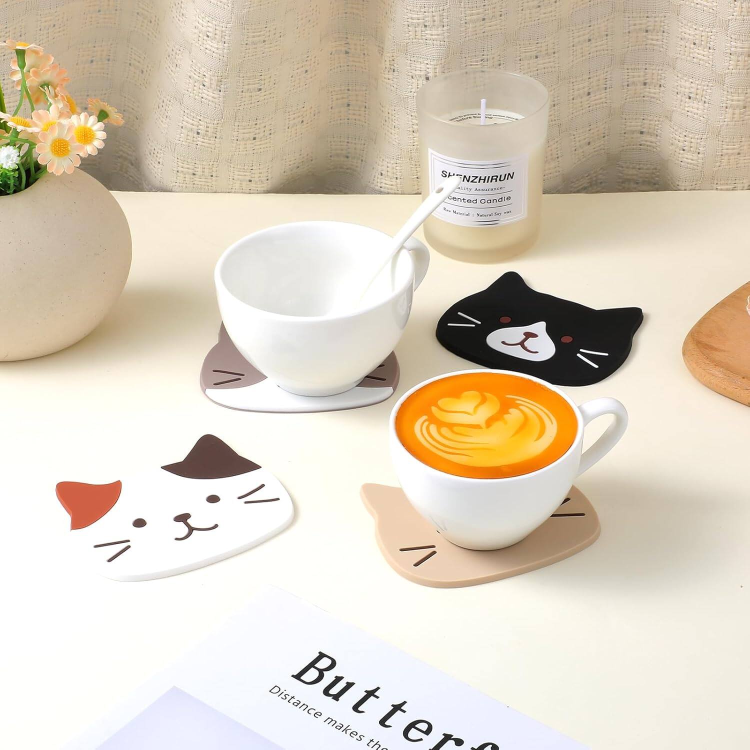 SHENZHIRUN 41 ALETSented candle - enal SndT t I Distance Butters makes the