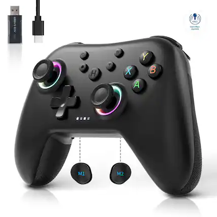 GAMER ACE HALL Hall Effect Joystick
Buttons:
- H
- T
- X
- Y
- B
- A
Shoulder Buttons:
- M1
- M2
Features:
- Hall Effect Joystick
USB Cable Included