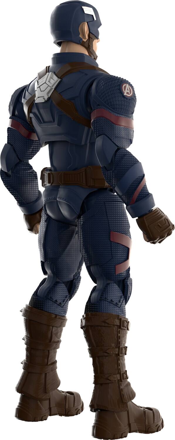 Alt View 2. PopMarket - Blokees - Marvel Infinity Saga - Champion Class - 03: Captain America Model Kit   - COLLECTIBLES - Multicolor.