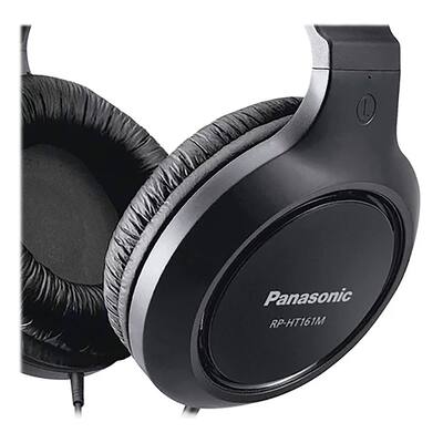 Panasonic Over Ear Headphones with XBS for Deep Bass Matte Black Panasonic Over Ear Headphones with XBS for Deep Bass Matte Black