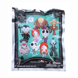 Disney - Nightmare Before Christmas Series 7 3D Foam Bag Clip | 1 Random - Black