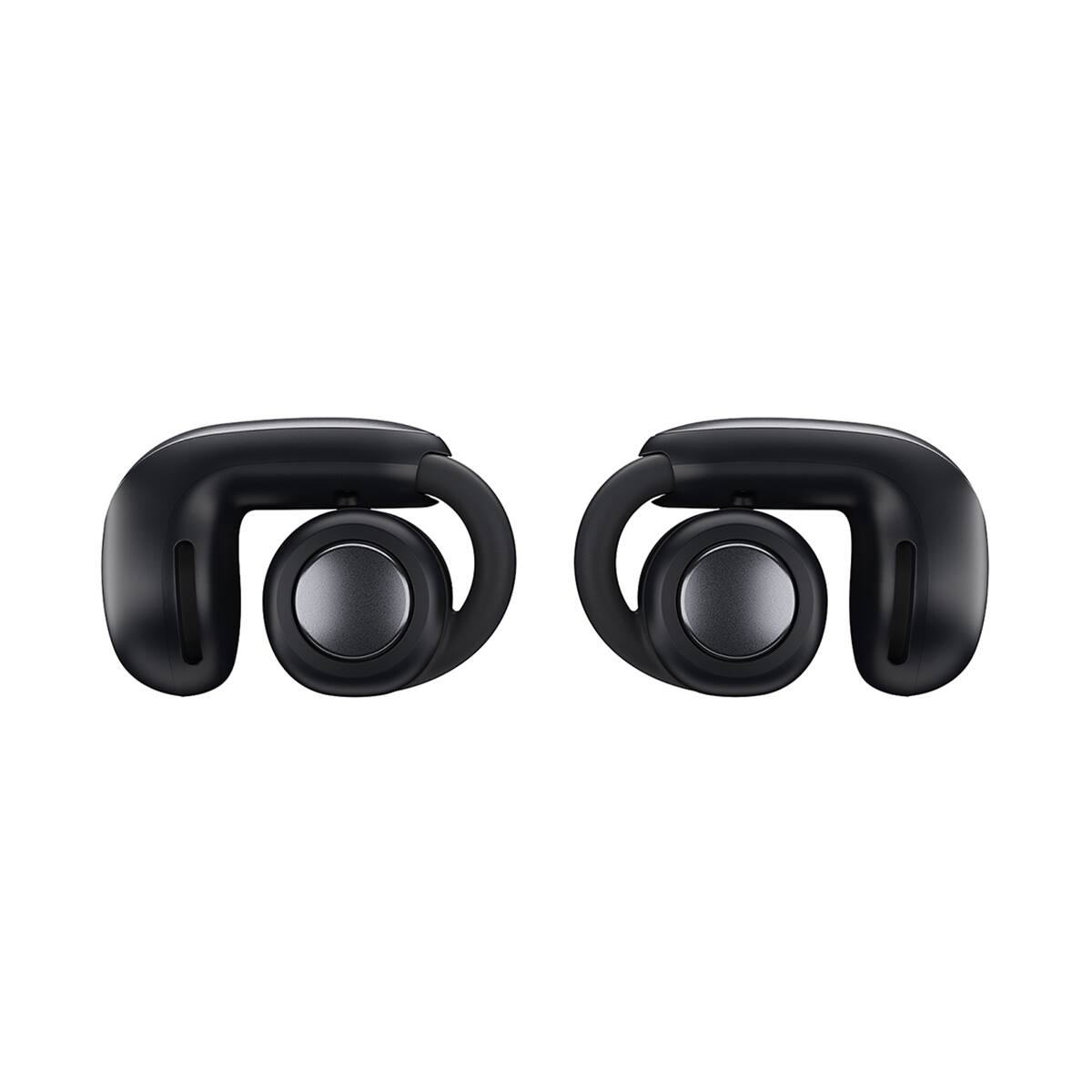 Alt View 9. Bose - Bose Ultra Open Wireless Earbuds, Black, Bundle with White Smoke Silicone Case Cover.