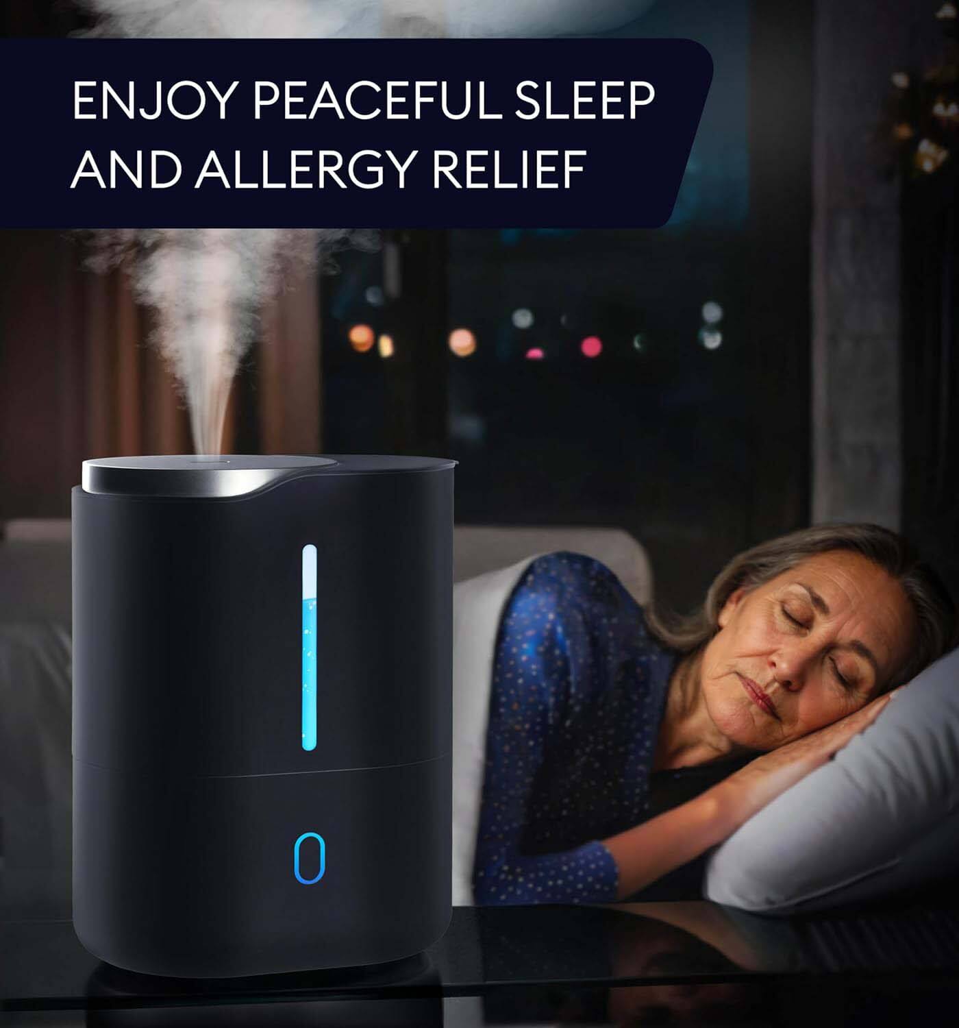 ENJOY PEACEFUL SLEEP AND ALLERGY RELIEF