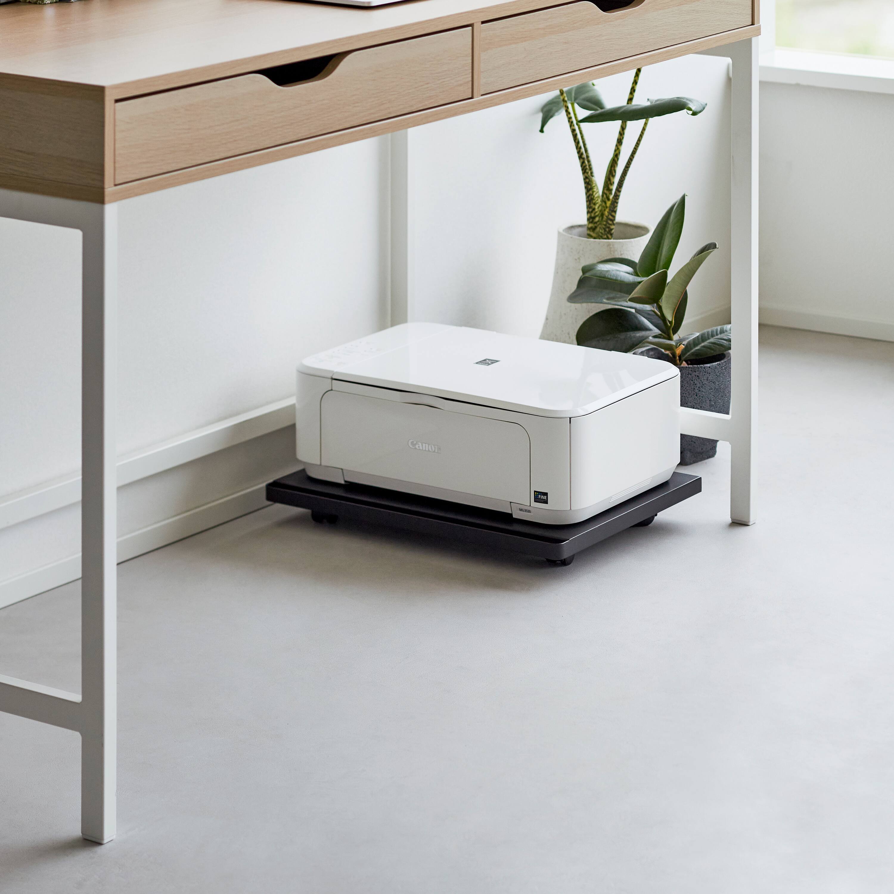 Angle. Yamazaki Home - Rolling Caddy (2" H)  - Steel.