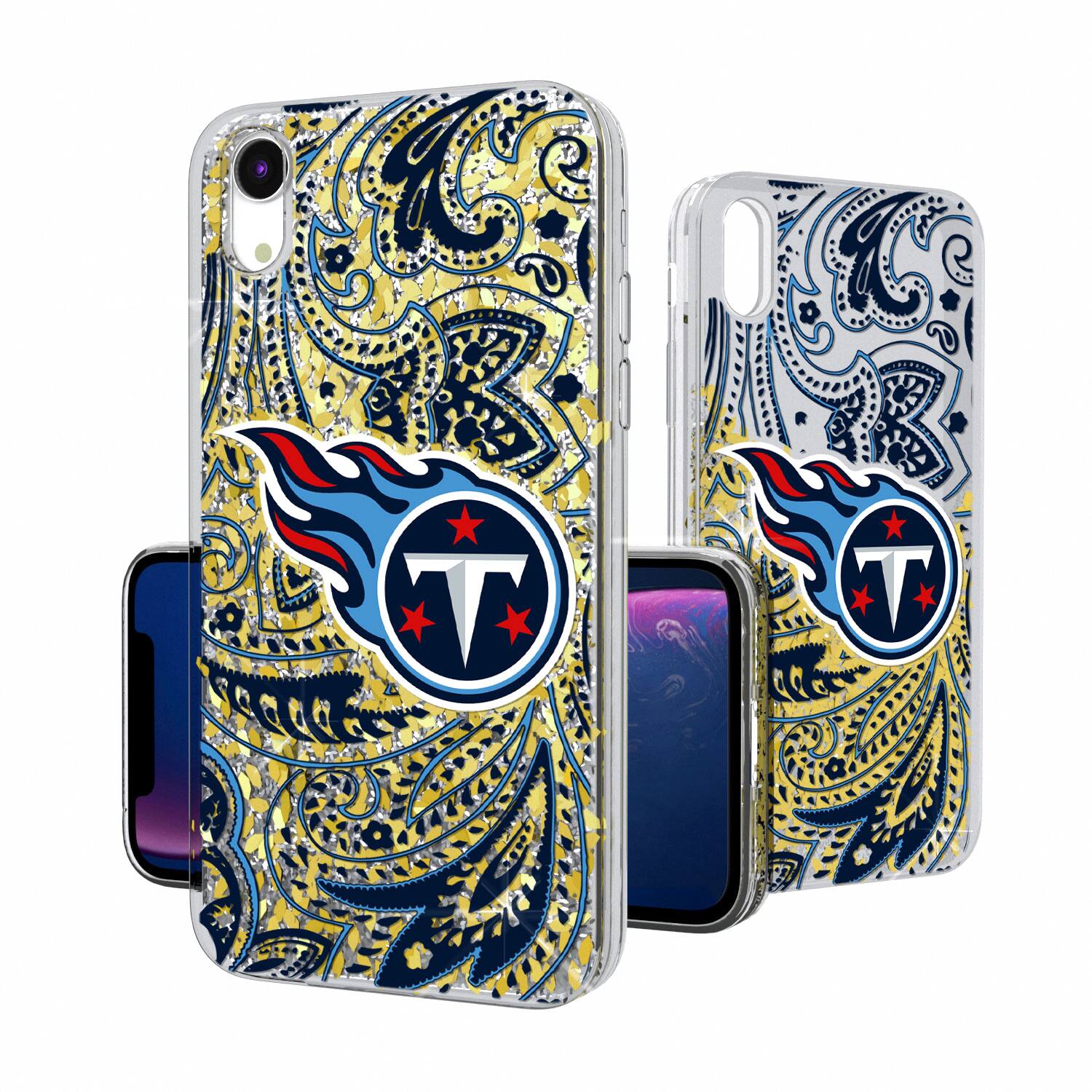 Keyscaper - NFL - Tennessee Titans iPhone Paisley Design Glitter Case - 14 Pro Max - Multicolor price history on PriceWatchPro