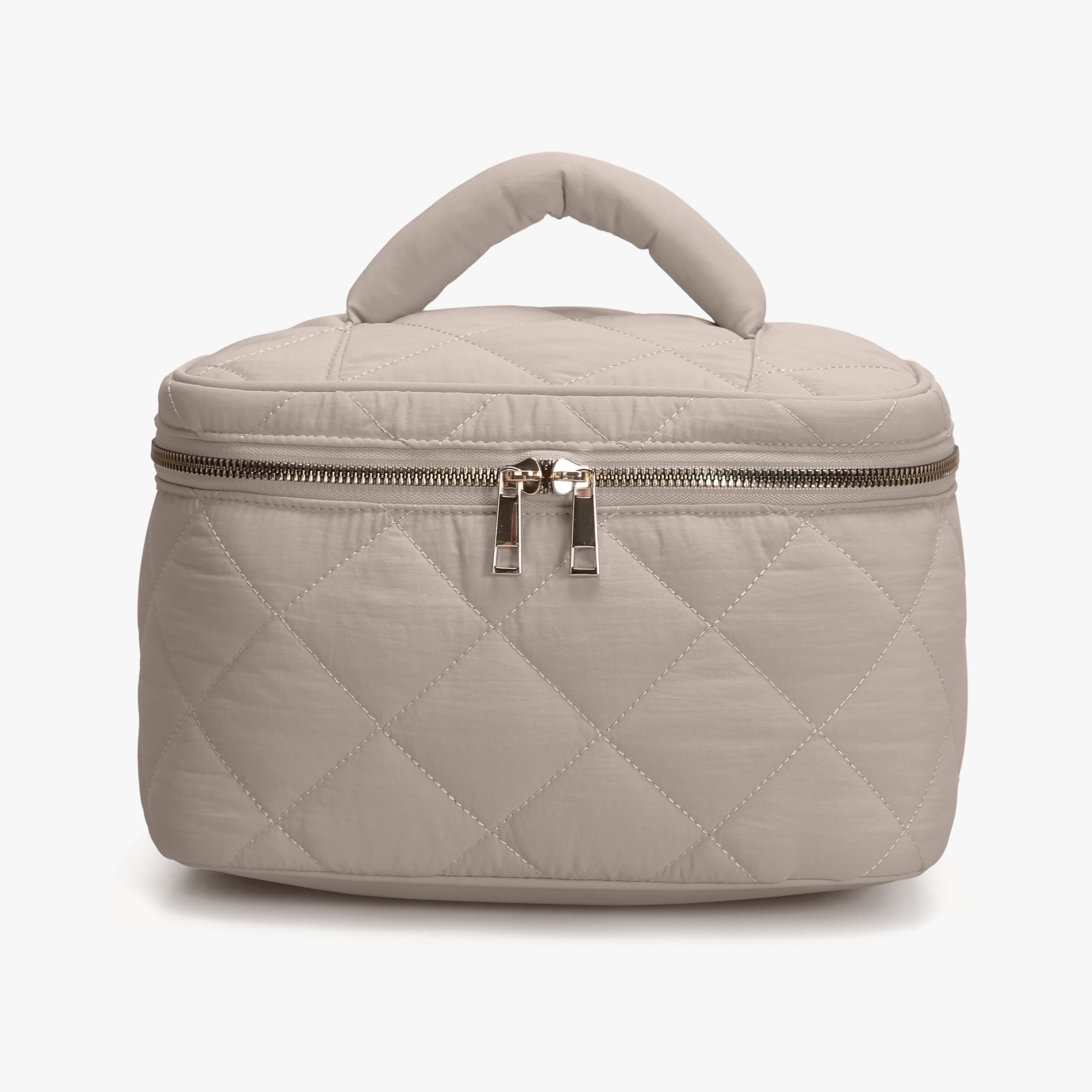Hynes Eagle - Quilted Top Handle Toiletry Bag - Desert Khaki